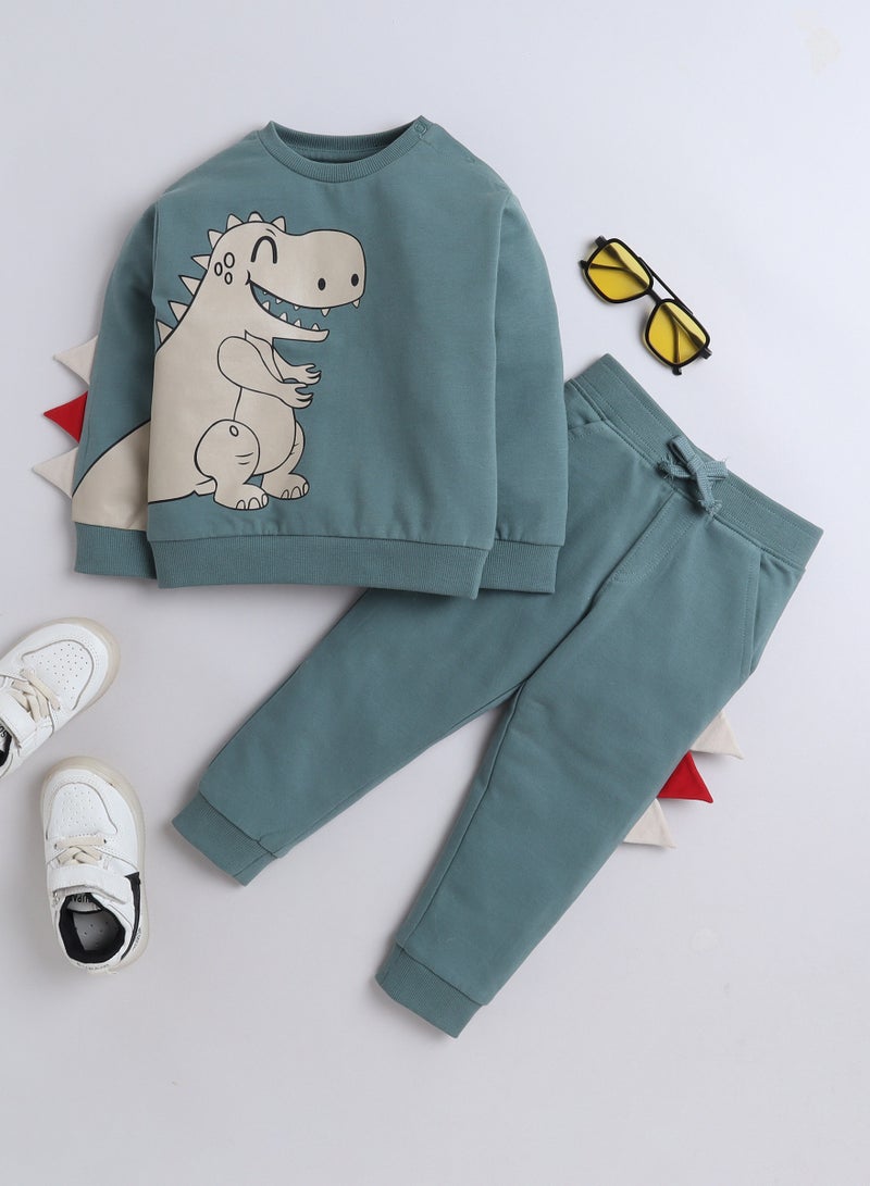 Boys 2-Piece Sweatshirt and Jogger Set(6mo - 3Yrs ) Green