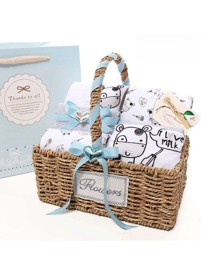 11 Piece Set - Quality Newborn Gift Box Set Made Of Pure Cotton Newborn Baby Gift Box