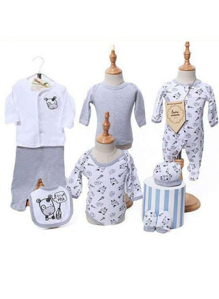 11 Piece Set - Quality Newborn Gift Box Set Made Of Pure Cotton Newborn Baby Gift Box