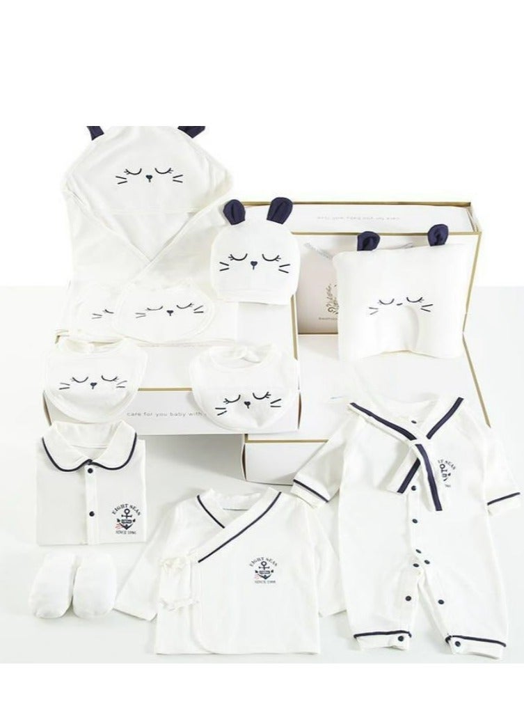 23 Piece Set - Quality Newborn Gift Box Set Made Of Pure Cotton Newborn Baby Gift Box