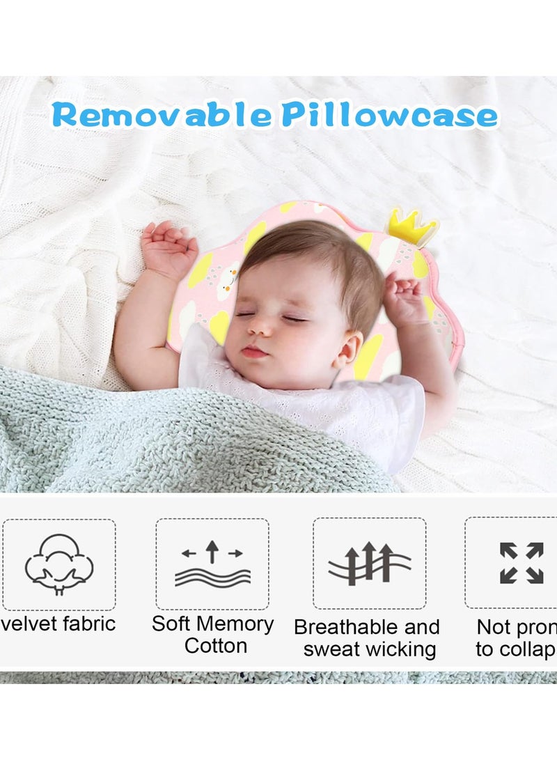 Soft and Cozy Baby Head Pillow for Flat Head Prevention and Shaping Infants' Heads