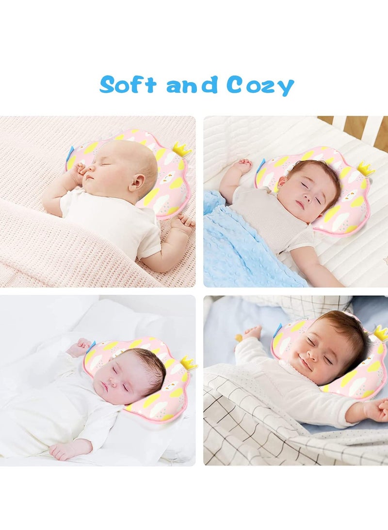 Soft and Cozy Baby Head Pillow for Flat Head Prevention and Shaping Infants' Heads