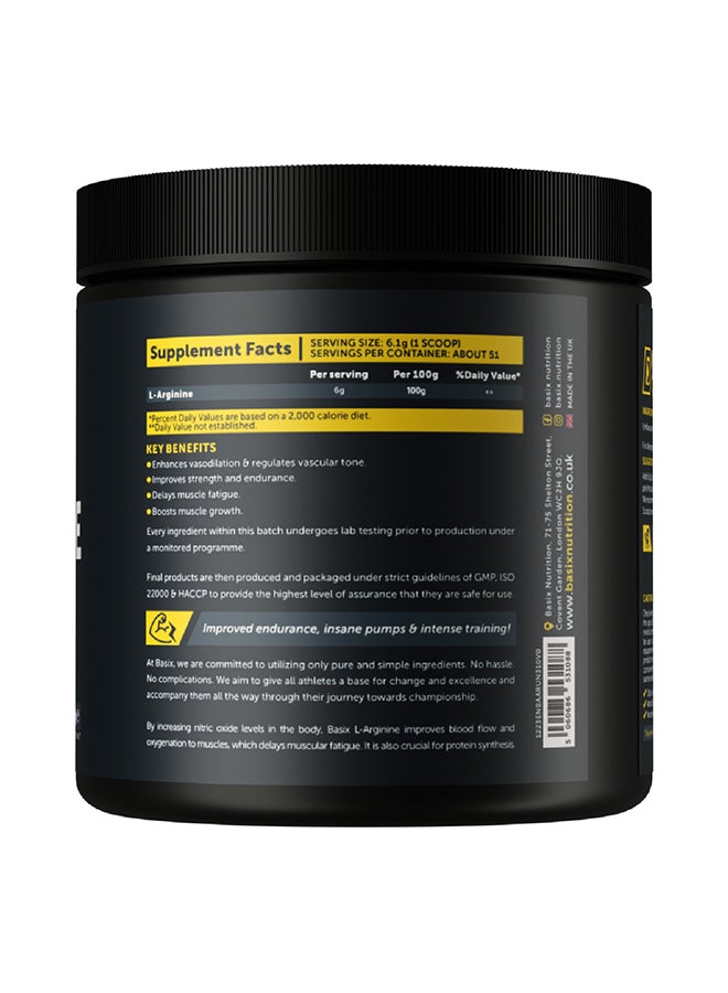 Larginine Unflavoured 310G