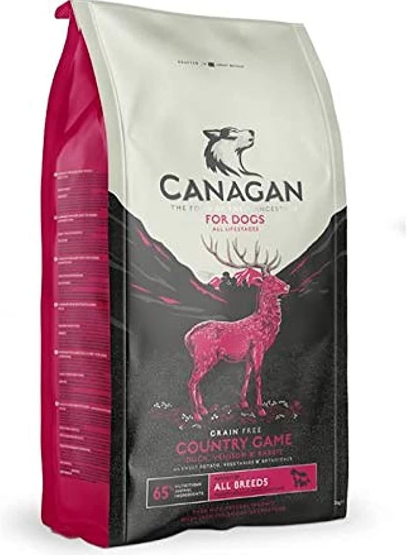 Canagan Country Game for All Breeds Dogs 12KG