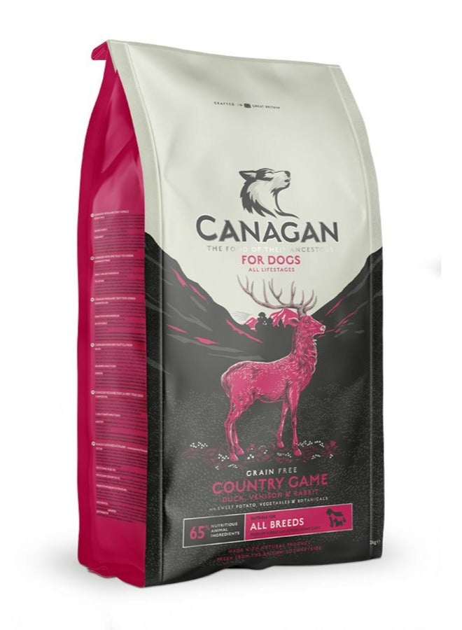 Canagan Country Game for All Breeds Dogs 12KG