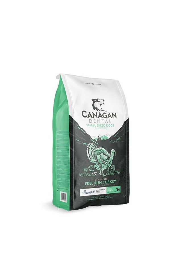 Canagan Free Run Turkey Dental Small Breed Dogs 2KG