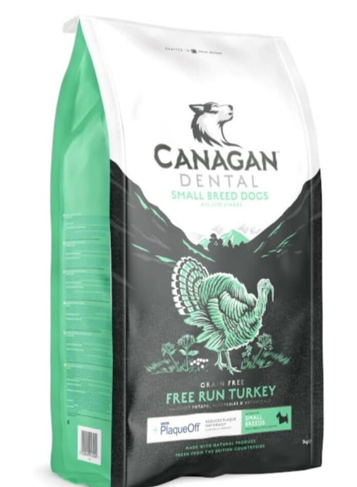 Canagan Free Run Turkey Dental Small Breed Dogs 2KG