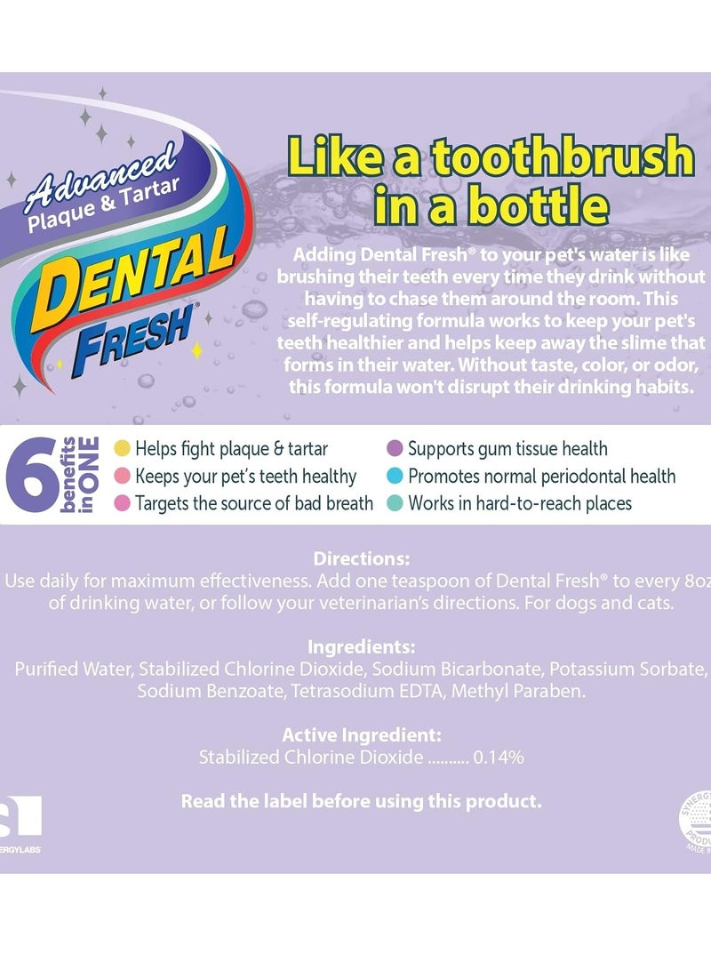 Dental Fresh Water Additive - Original Formula for Dogs - (17 oz)