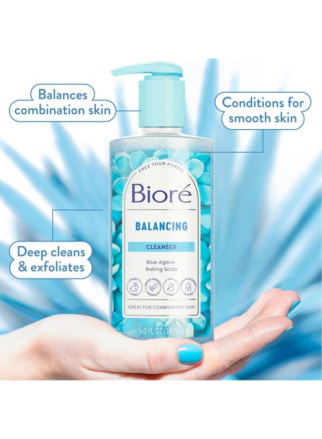 Balancing Face Wash, Cleanser For Combination Skin, Ph Balanced Face Cleanser, Vegan, Cruelty Free 6.77 Oz, Pack Of 3