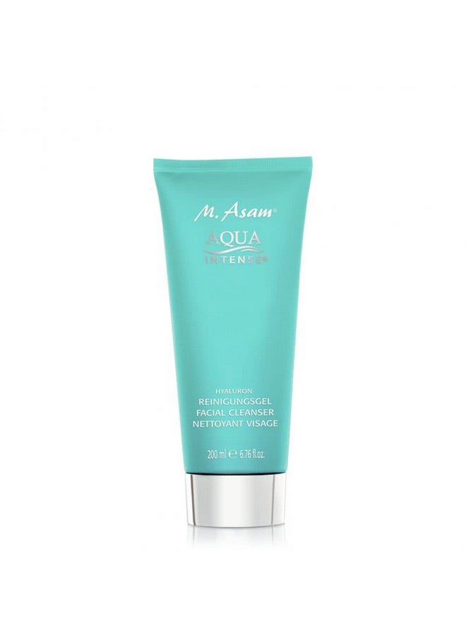 Aqua Intense Hyaluronic Cleansing Gel (6.76 Fl Oz) - Hyaluronic Cleansing With Gentle Exfoliating Effect, Fragrance-Free Facial Cleansing With Hyaluronic Acid, Suitable For All Skin Types