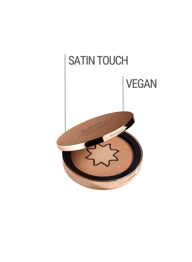 Magic Finish Satin Bronzer Amber & Walnut - Highly Pigmented Bronzer Powder Duo, Make-Up With Skin-Beautifying Vitamin E, Powder Blush For An Individual Soft Bronzing Effect, 0.22 Oz