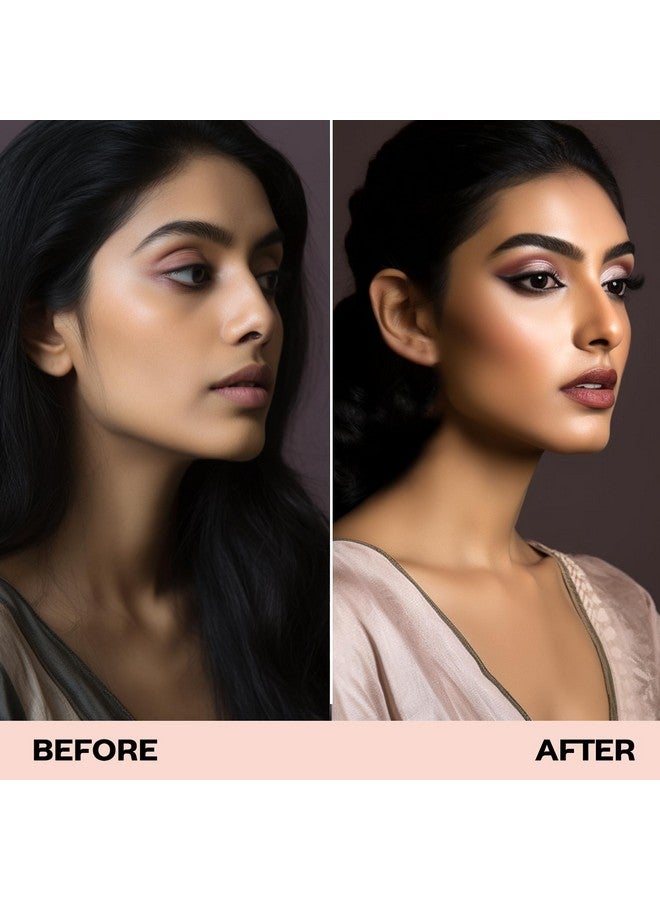 Faces Canada Second Skin 4 In 1 Face Palette, 14.5G | Blush + Contour + Highlighter | Lightweight & Highly Pigmented | Luxurious Velvet Finish | Silky Smooth Texture | Easy To Blend