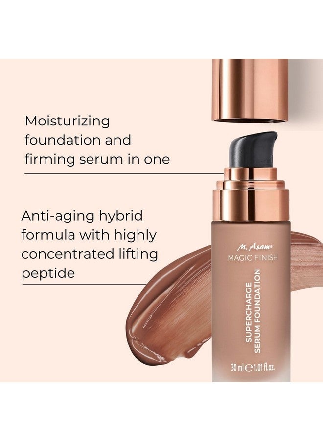 Magic Finish Supercharge Serum Foundation Deep Almond (1.01 Fl Oz) - Moisturizing Make Up & Firming Face Serum In One, Anti-Aging Cc Cream With Optimal Coverage & Hyaluronic Acid