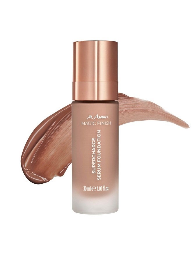 Magic Finish Supercharge Serum Foundation Deep Almond (1.01 Fl Oz) - Moisturizing Make Up & Firming Face Serum In One, Anti-Aging Cc Cream With Optimal Coverage & Hyaluronic Acid