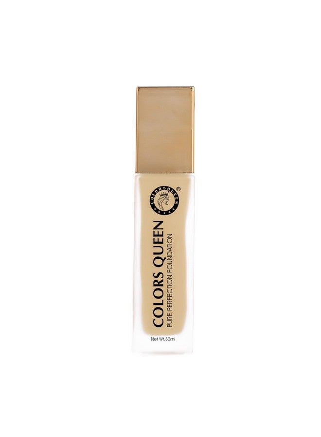 Pure Perfection Foundation - 05 Classic Ivory, 30Ml | Oil Free, Long Wearing, Lightweight Foundation | Easy To Blend, Matte Liquid Foundation For Face Makeup Infused With Jojoba Seed Oil