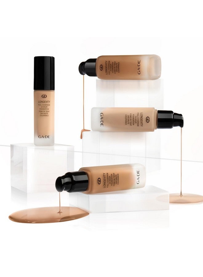 Longevity Full Coverage 24 Hour Foundation 553 Fair Tan 30 Ml