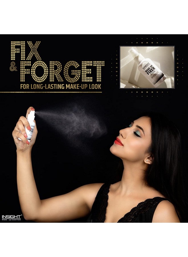 Cosmetics Combo Of Primer Fixer Loose Powder And Eyeliner