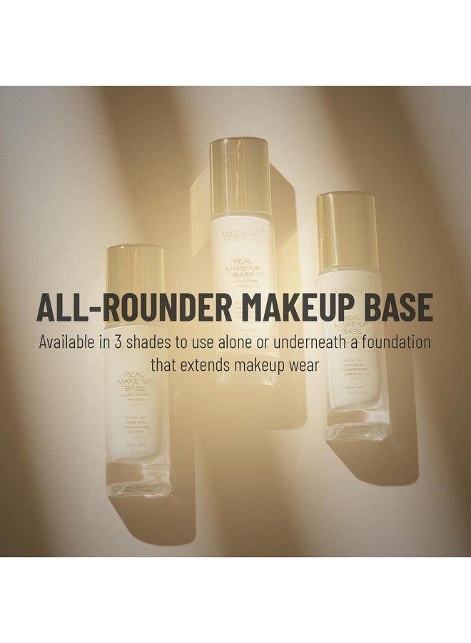 Real Makeup Base Highlighting Primer| Skin-Hydrating Poreless Primer With Natural Glow Finish For Face Makeup |Shade - Natural Tint, 32Ml