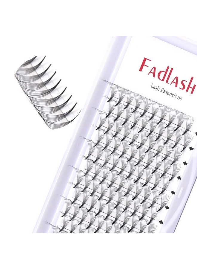 Volume Eyelash Extensions 8D 0.07 Premade Lash Fans D Curl 16Mm Volume Lash Extensions Pro Ponit Middle Stem Pre Made Fanned Russian Lashes (8D 0.07 D, 16Mm)