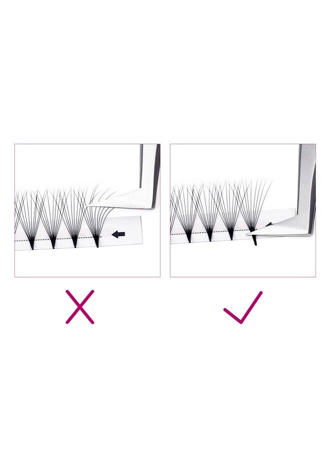 Lash Extensions Premade Fans 10D 0.07 Volume Lash Extensions Lash Fans D Curl 13Mm Short Stem Volume Fans Eyelash Extensions Supplies (10D 0.07 D, 13Mm)