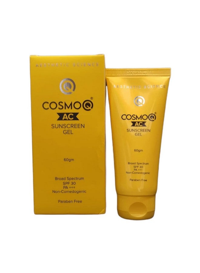 Cosmo Q Ac Broad Spectrum Spf 30 Pa+++ Noncomedogenic Sunscreen Gel (60Gm)