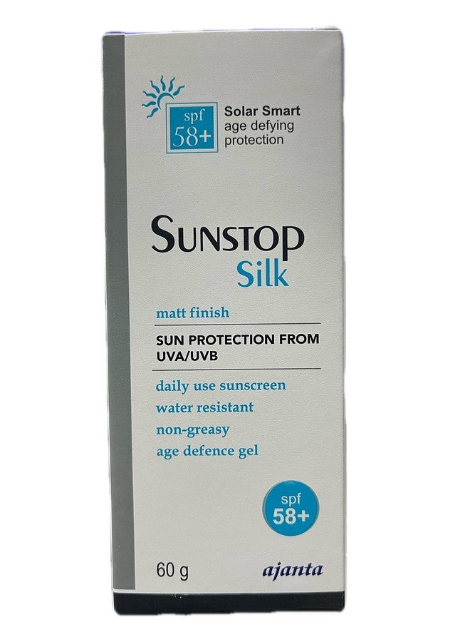 Sunstop Silk Matt Finish Sun Protection From Uvauvb Sunscreen Gel 60Gm