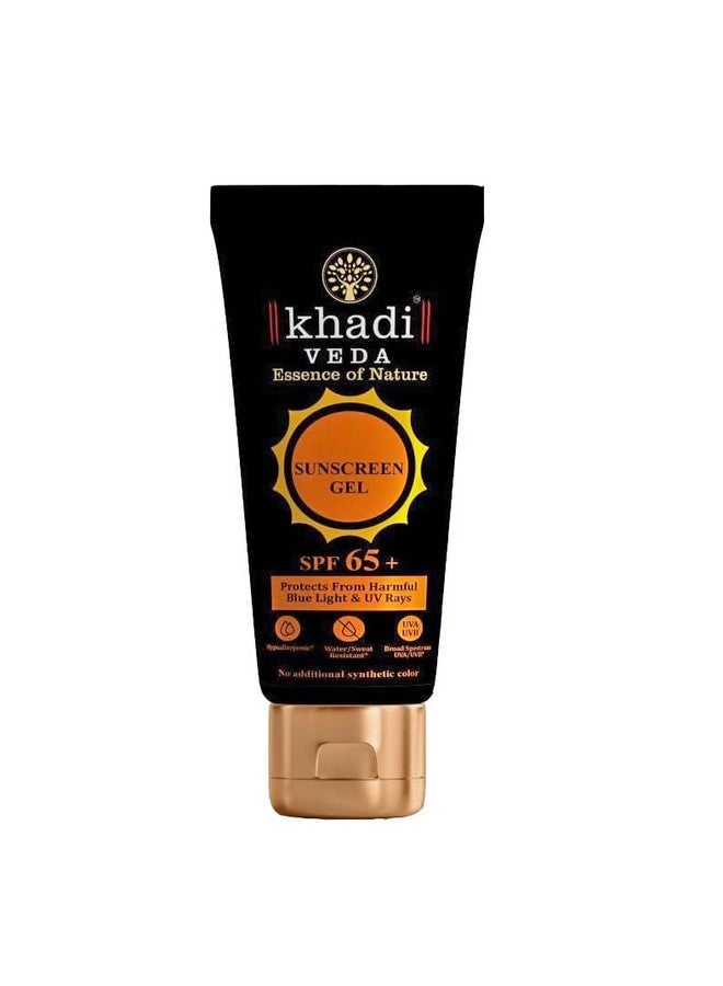 Herbal Sunscreen Gel Spf65+ Matte Finish Blue Light And Uv Rays Protection (100Gm)