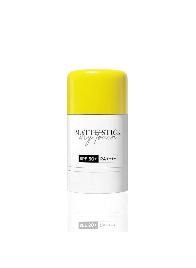 Matte Stick Dry Touch Spf 50+ Pa++++ | Uva Uvb Rays Protection | 1% Salicylic Acid For Oil Control | Green Tea For Acne | No White Cast | Non Sticky | Combination To Oily Skin | 18G