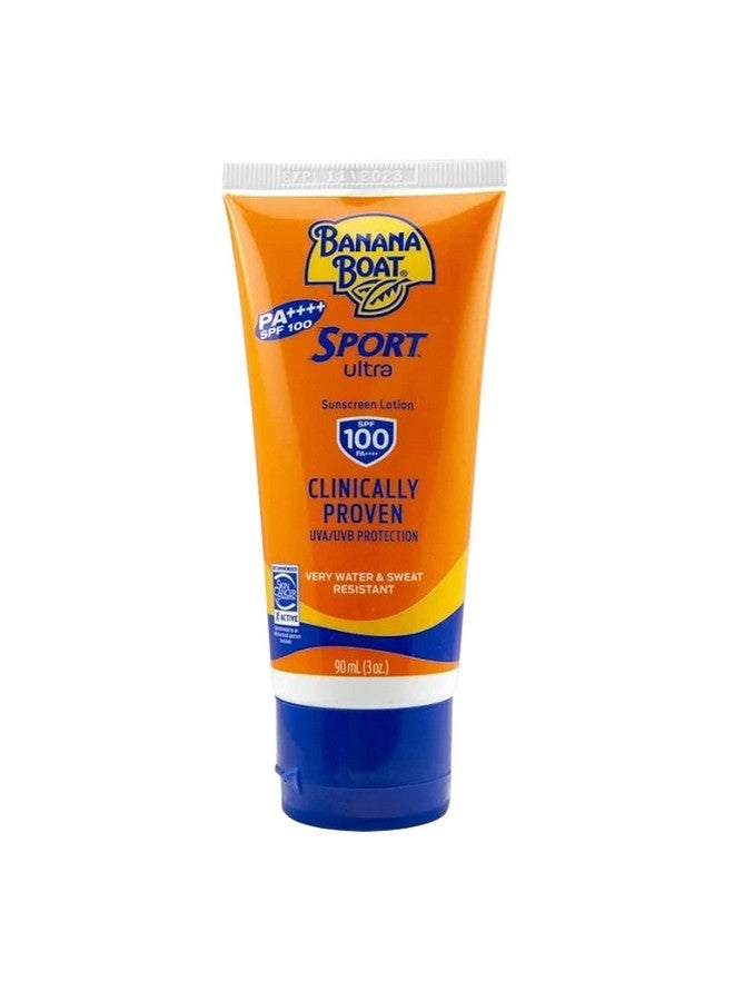 Sunscreen Lotion Combination Skin Uva & Uvb Protection Pa++++ Very Water And Sweat Resistant (Sport Ultra Spf 100 Pa+++, 90Ml)