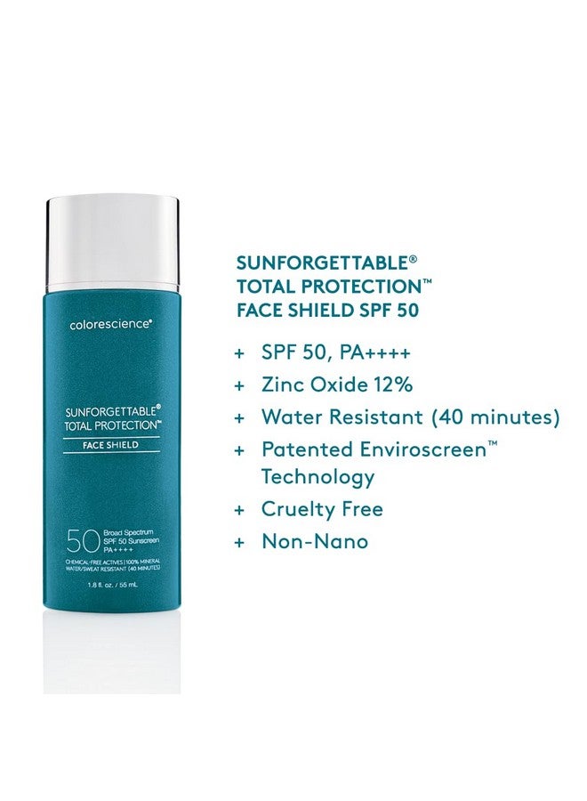 Total Protection Face Shield Spf 50, 1.8 Fl Oz