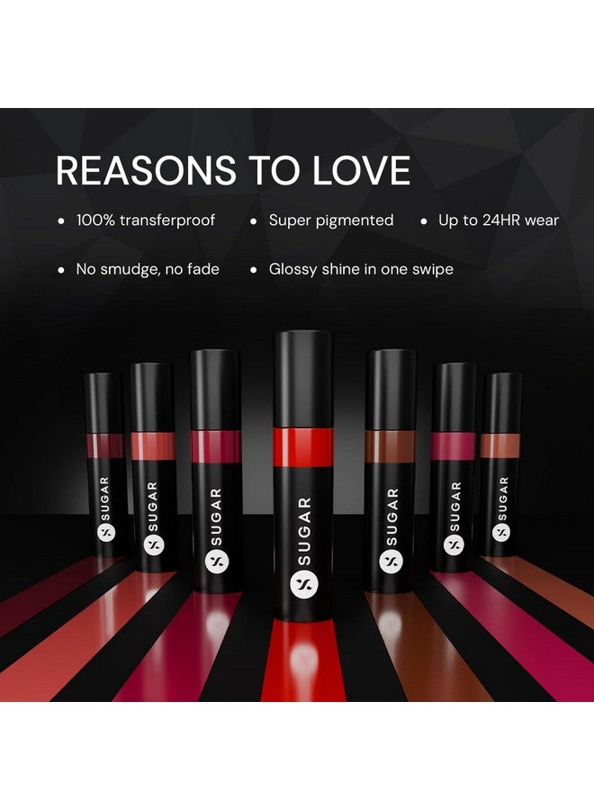 Partner In Shine Transferproof Glossy Lipstick With Peptide & Ceramides | Smudgeproof | Lasts Upto 12Hrs | 3Ml - 13 Mulberry Merlot