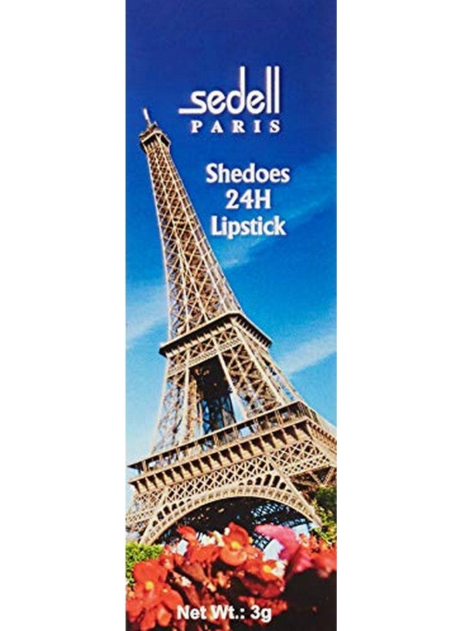 Shedoes Paris 24Hr Lipstick-109, Pink, 3 G