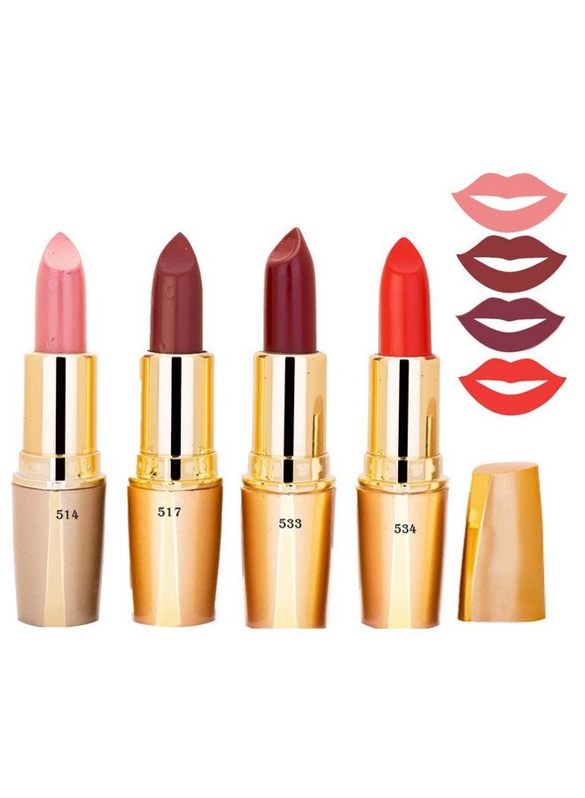 Volo Creamy Matte Lipsticks For Women (4 Pcs Set)20Jan2022A38