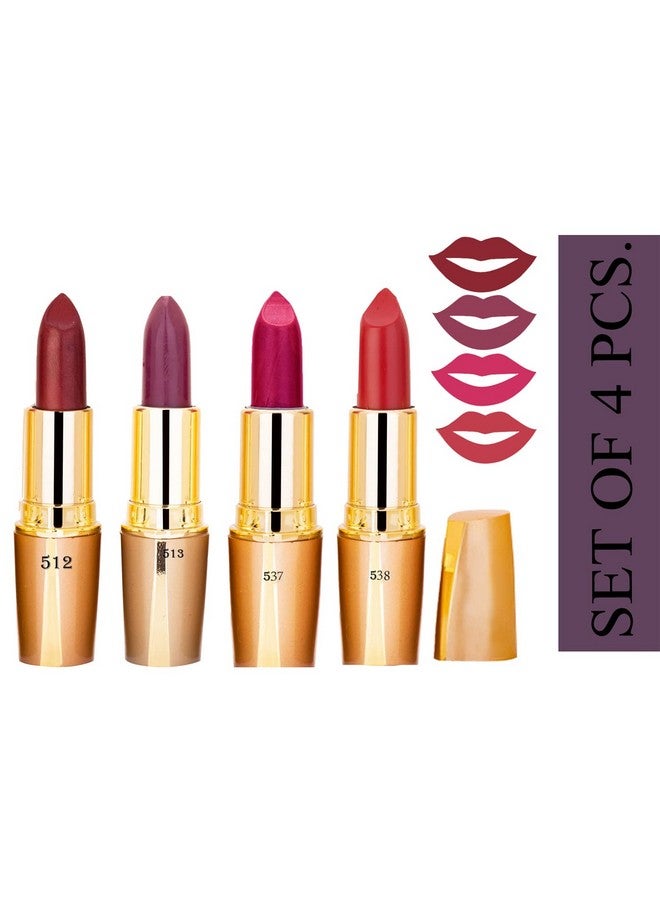 Volo Creamy Matte Lipsticks For Women (4 Pcs Set)20Jan2022A27