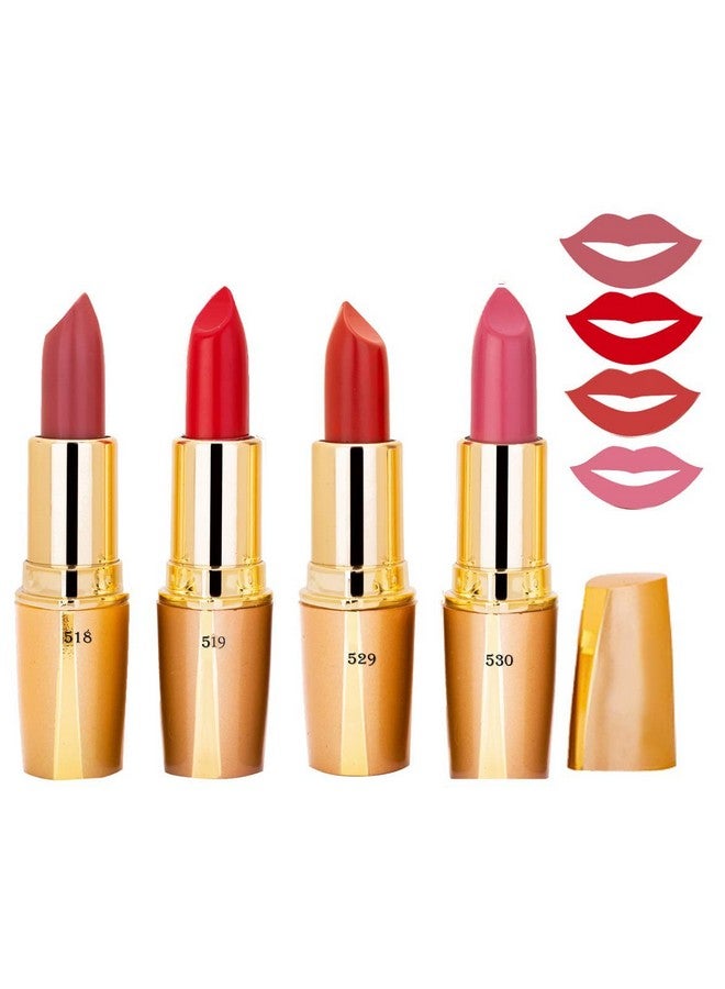 Volo Creamy Matte Lipsticks For Women (4 Pcs Set)20Jan2022A48