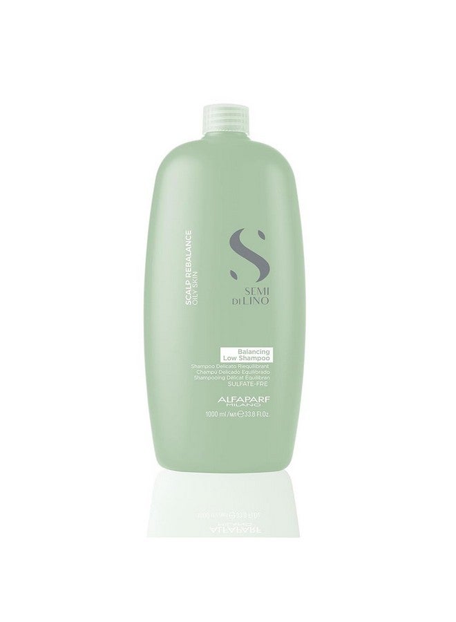 Semi Di Lino Scalp Rebalance Shampoo For Dry Scalp And Oily Hair Sulfatefree For Excessive Oiliness And Flakes Sulfate Paraben And Paraffin Free Professional Salon Quality (1000Ml)