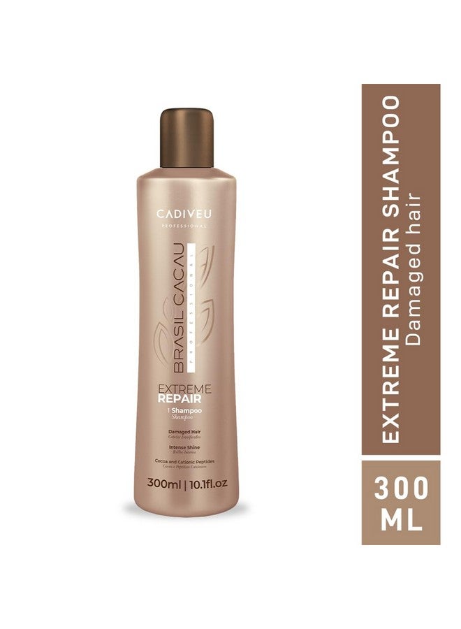 Cadiveu Brasilcacau Professional Shampoo (Extreme Repair Shampoo 300 Ml)