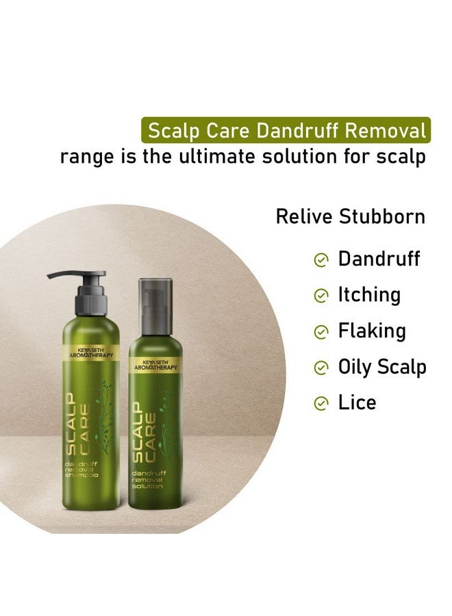 Keya Seth Aromatherapy Scalp Care Dandruff Removal Shampoo With Salicylic Acid Tea Tree & Eucalyptus Oil Reduces Dandruff & Flakes Itchy Scalp 200Ml