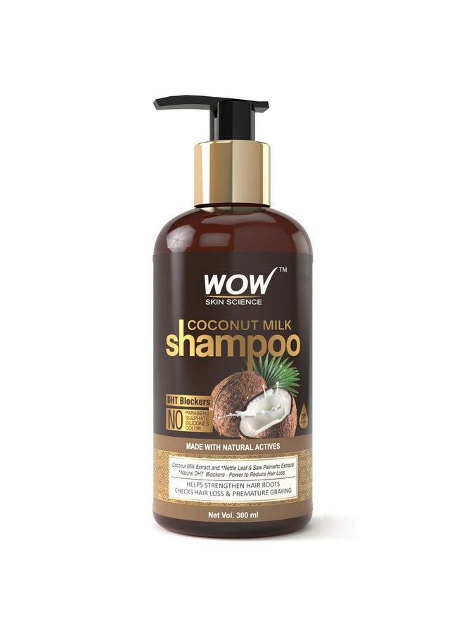 Coconut Milk Shampoo For Hair Fall/Strength/Damage/Thinning 300Ml