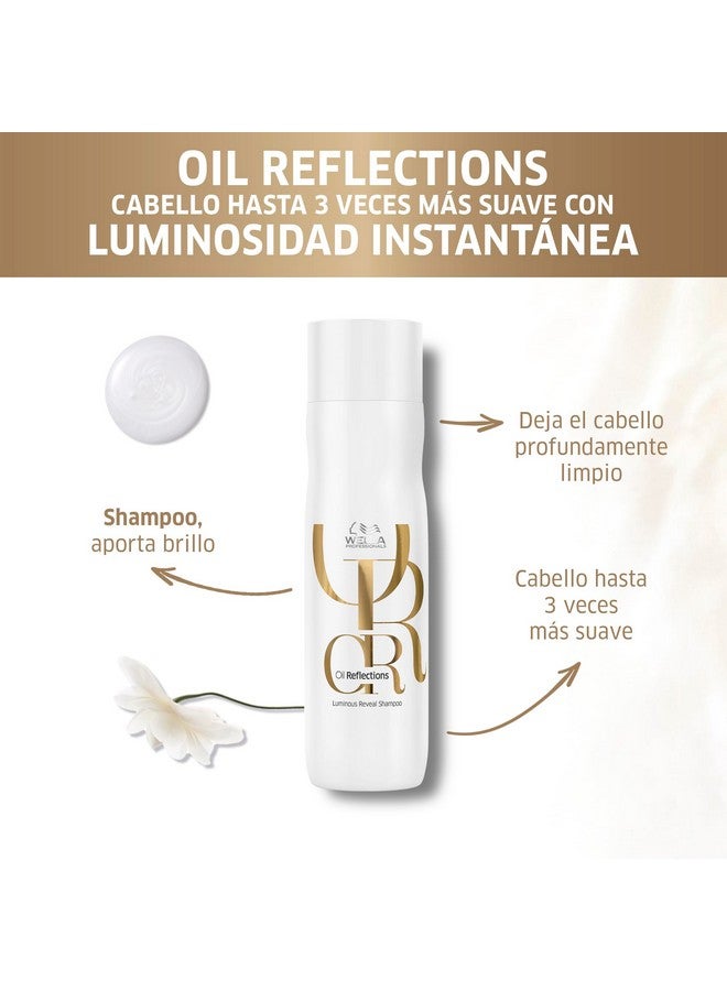 Oil Reflections Luminous Reveal Hair Shampoo | 250 Ml | Moisturizing, Hydrating Hair Cleanser For Shiny, Glossy Hair | With Camellia Oil & White Tea Extracts