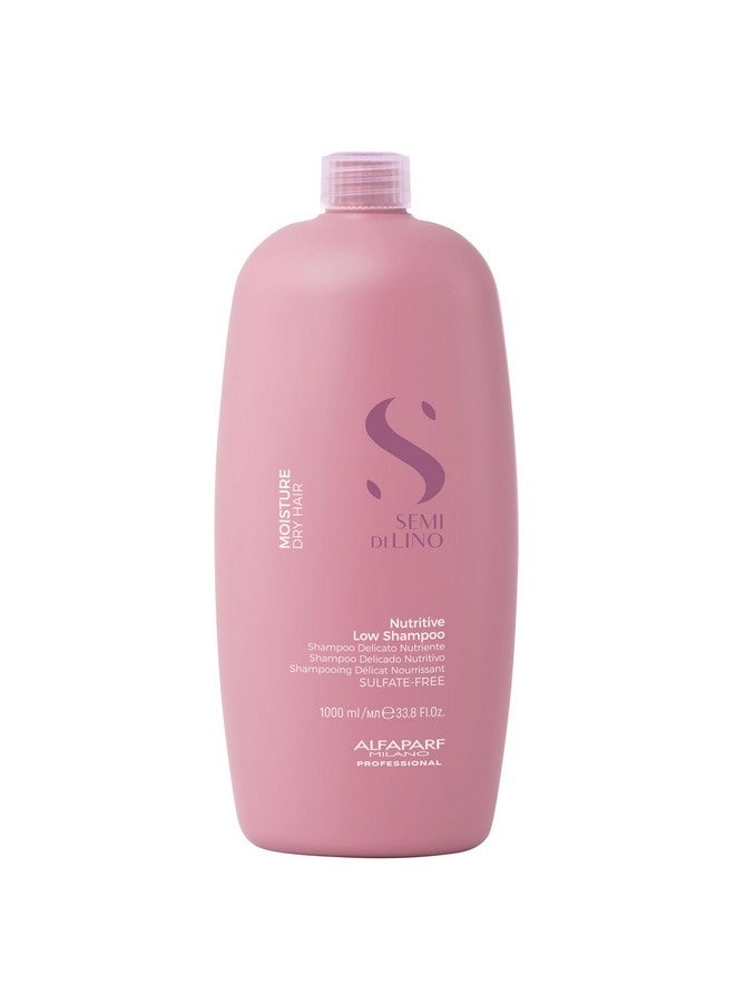 Moisture Nutritive Shampoo For Dry & Frizzy Hair Sufate Paraben And Paraffin Free Safe On Color Treated Hair With Vitamin E Repairs Frizzy Hair (1000Ml)