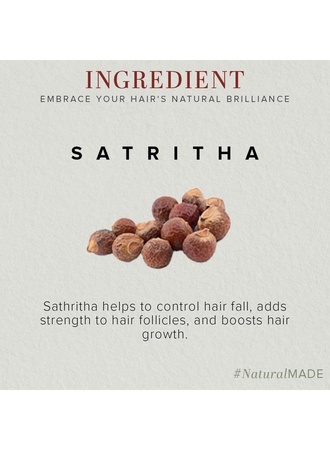 Satritha Shampoo For Strong Hair | Herbal Shampoo For Controlling Hair Fall | Natural Shampoo For Repairing Damaged Hair| Suitable For All Hair Types |Pack Of 3 | (210 * 3) (630 Ml)