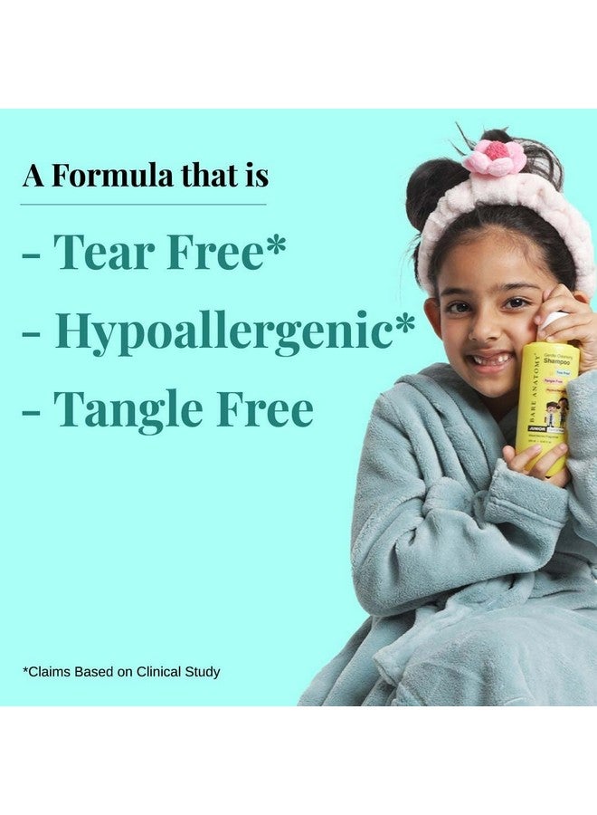 Junior Gentle Cleansing Shampoo For Kids From 5-12 Years | Tear-Free & Hypoallergenic Ph 5.5 | Coconut Milk Protein, Almond Oil, Vitamin E & Strawberry | Sls & Paraben Free | Vegan -250Ml