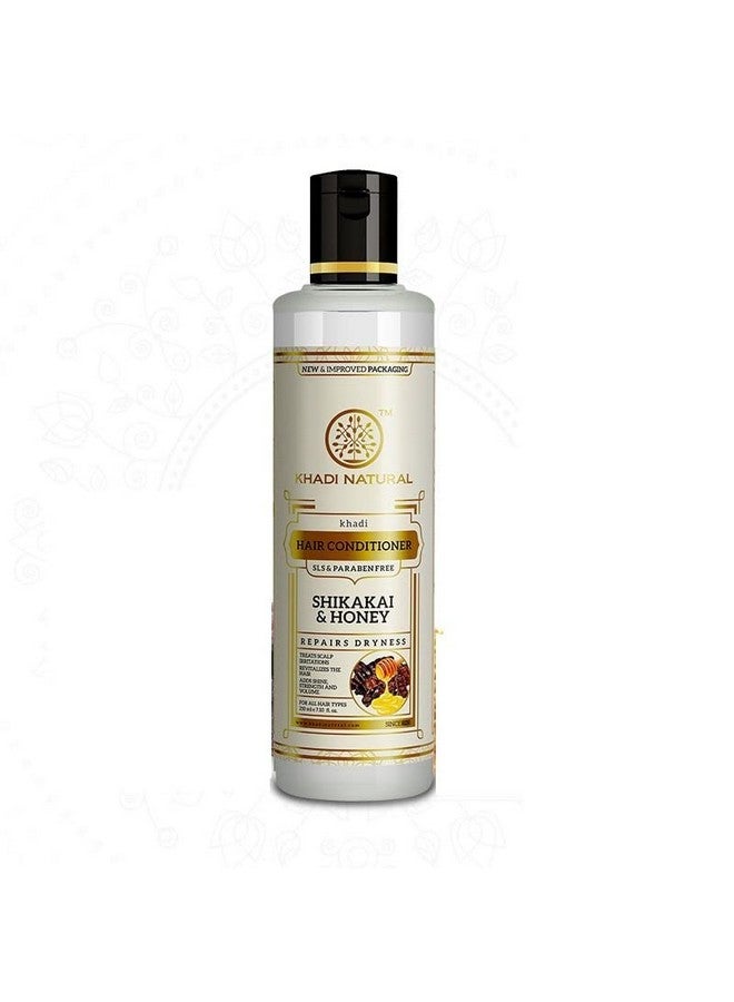 Hair Care - Khadi Shikakai & Honey Hair Cleanser Shampoo + Shikakai And Honey Conditioner - 210 Ml Each