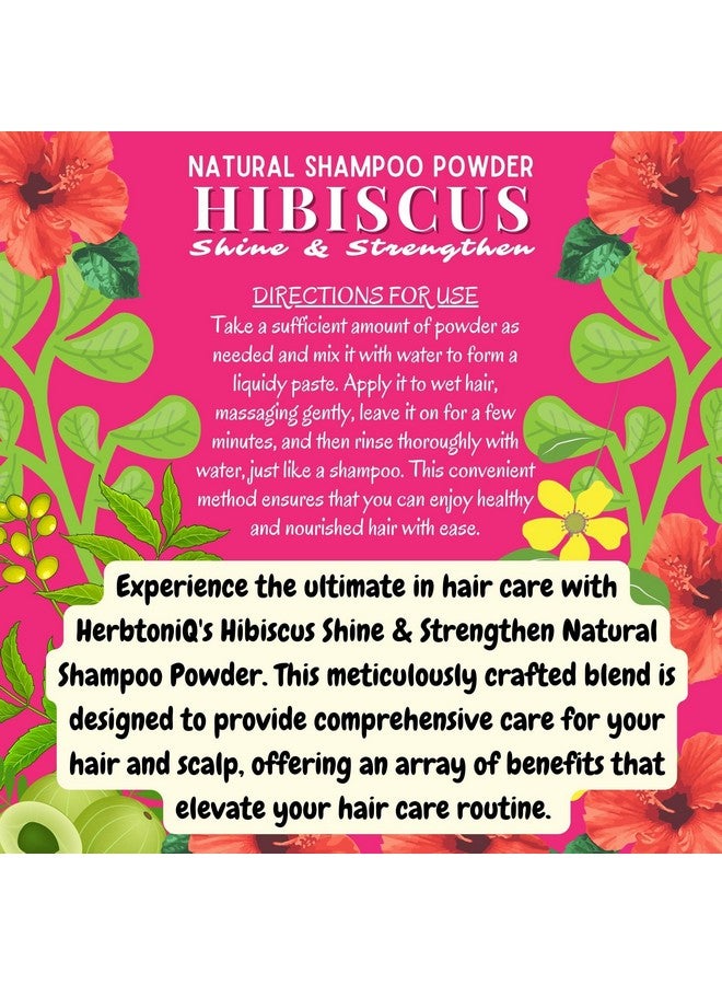 Hairgrow Nutri Mask And Hibiscus Shine Shampoo Powder Combo Set - Improves Hair Growth, Strength, Dandruff Care, Reduces Hair Fall For Men And Women (500G Each)