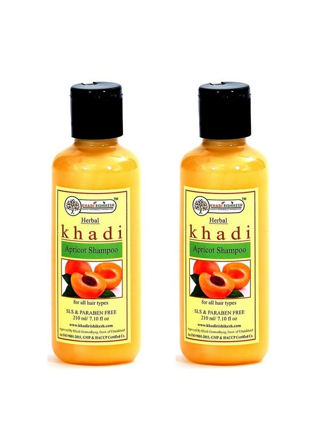 Herbal Apricot Shampoo Combo Set Pack Of 2 X 210 Ml (420 Ml)