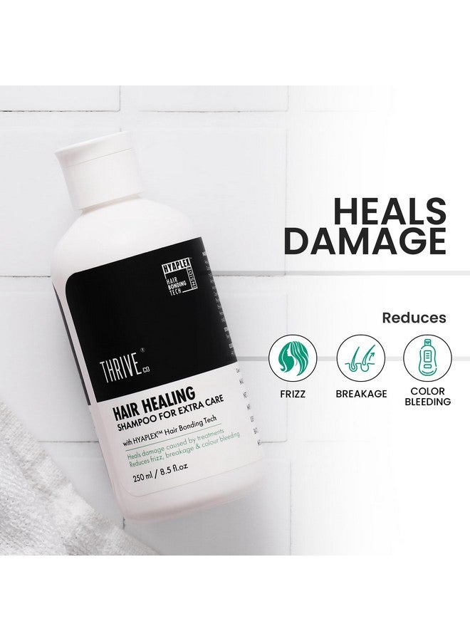 Hair Healing Shampoo, Heals Damaged Caused By Treatment, Reduces Frizz & Breakages, With Hyaplex Hair Bonding Tech. For Both Men & Women - 250 Ml