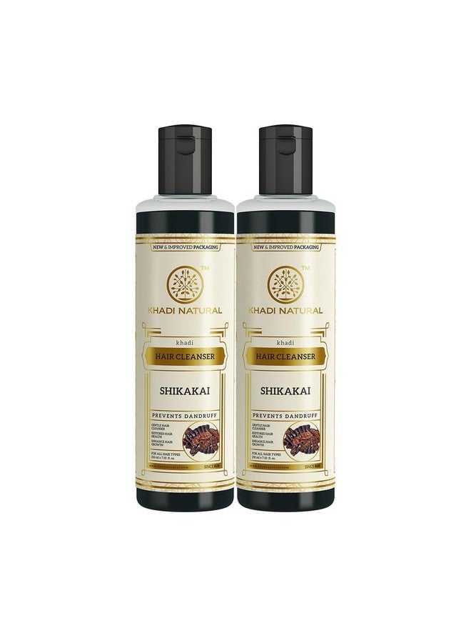 Shikakai Shampoo For Cleaning Hair | Natural Hair Cleanser With Shikakai | Nourishing Shampoo For Healthy Hair | Suitable For All Hair Types| Pack Of 2 | (210 * 2) (420 Ml)