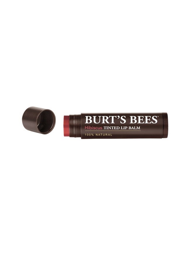 Tinted Lip Balm, Hibiscus, 0.15 Ounce