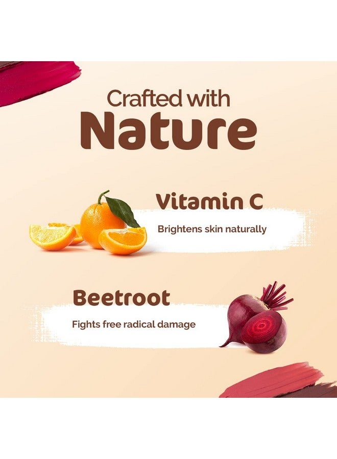 Nourishing Natural Lip Cheek & Eye Tint With Vitamin C & Beetroot 01 Beet Red 4 G